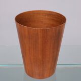 Teak round Paper Basket 1960s Sweden