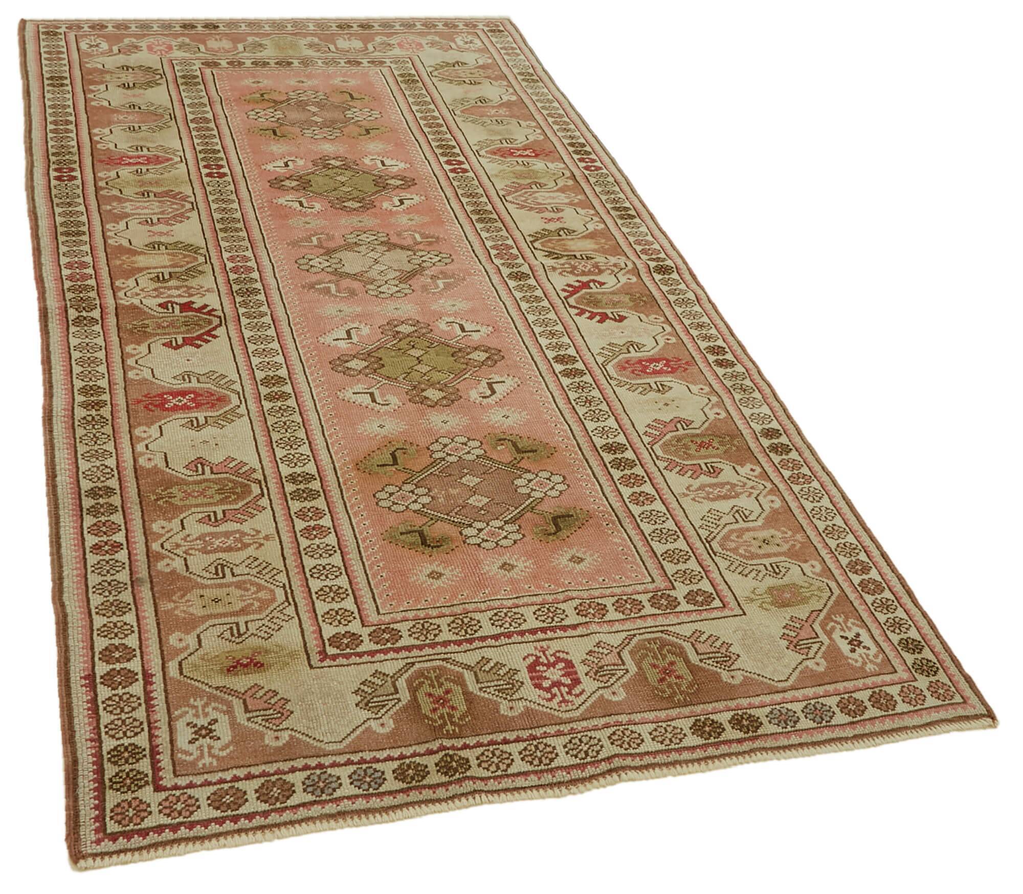 Turkish Vintage Anatolian Rug 130 cm x 238 cm