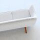 Illum Wikkelso model ML-140 three-seater sofa Laursen Denmark 1960