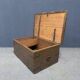 Antique painted Swedish wooden chest