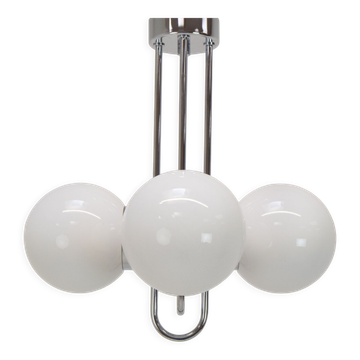 Mid-century designed chandelier by jílové u děčína,czechoslovakia,1970's.