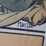 Benedictine advertising poster " Mucha "