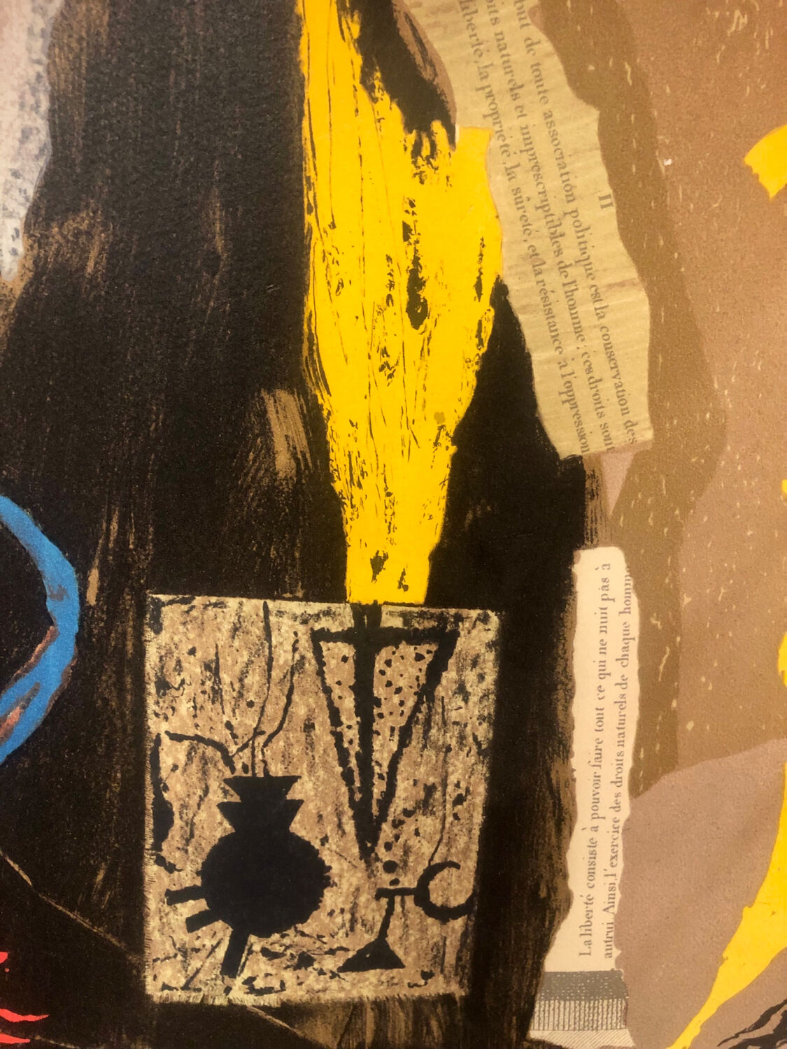 Lithograph Richard Texier