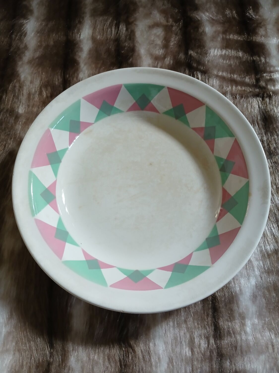 2 old plates from Digoin and Sarreguemines