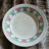 2 old plates from Digoin and Sarreguemines