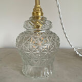 Walking lamp or pendant lamp with vintage tulip