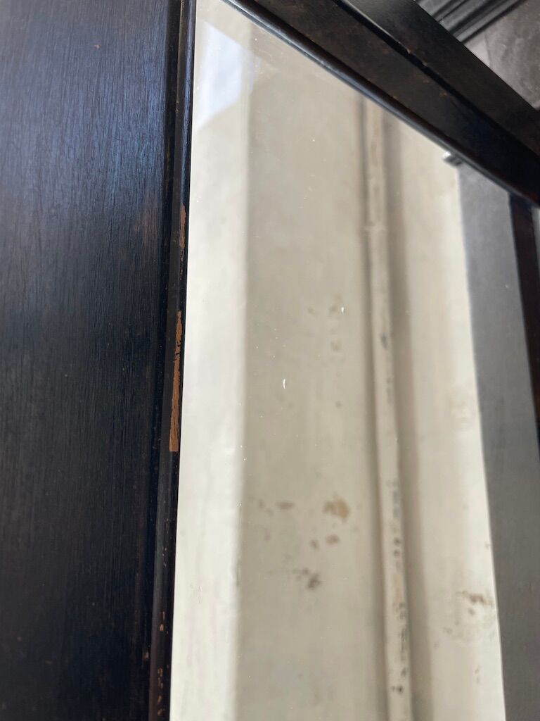 Napoleon 3 walnut window glass cabinet