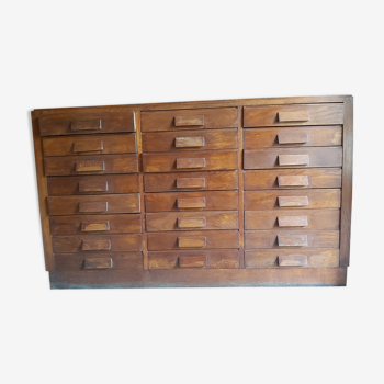 Loom cabinet, 24 drawers