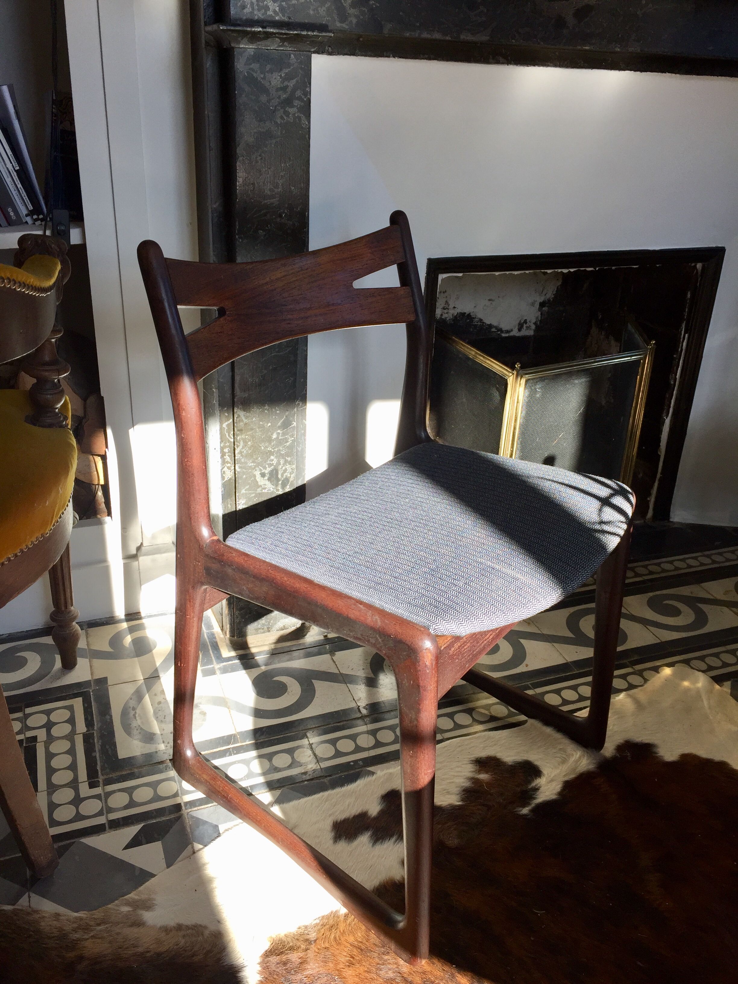 Lot of scandinavian chairs 1970