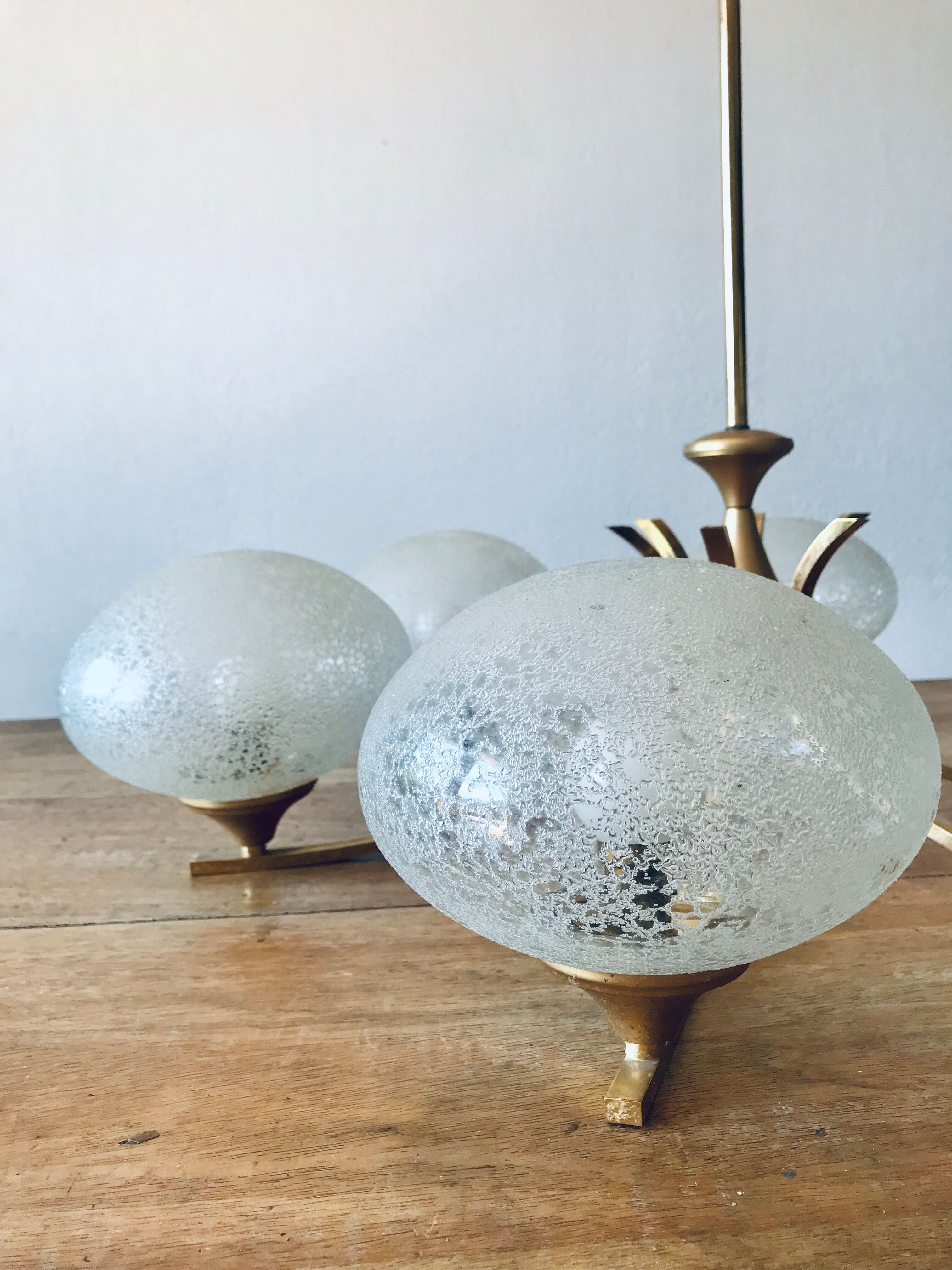 Lustre art déco 6 feux