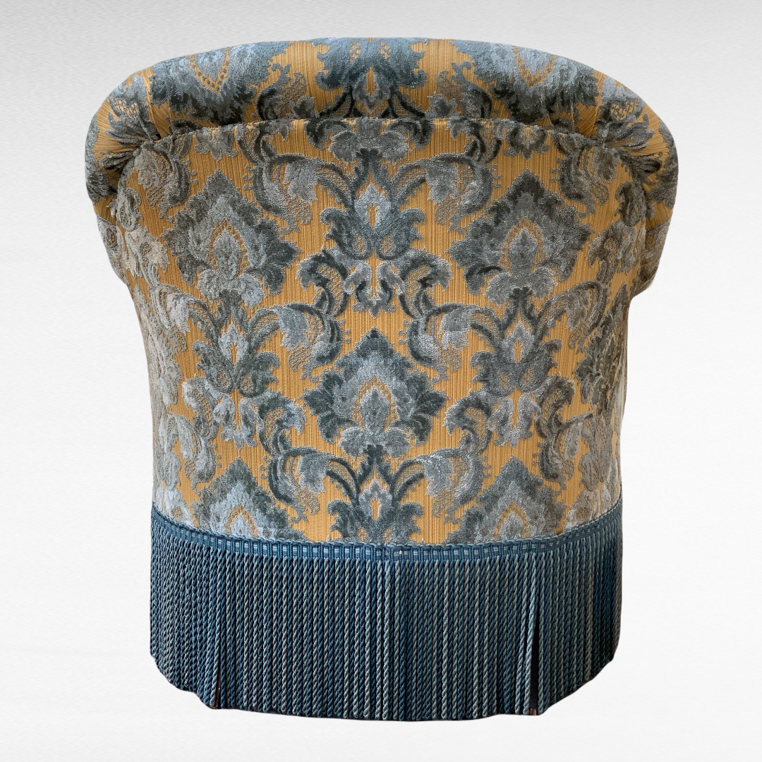 Toad armchair Flocked Velvet 1960