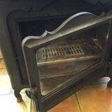 Signed cast iron wood stove