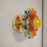 Murano flower wall light