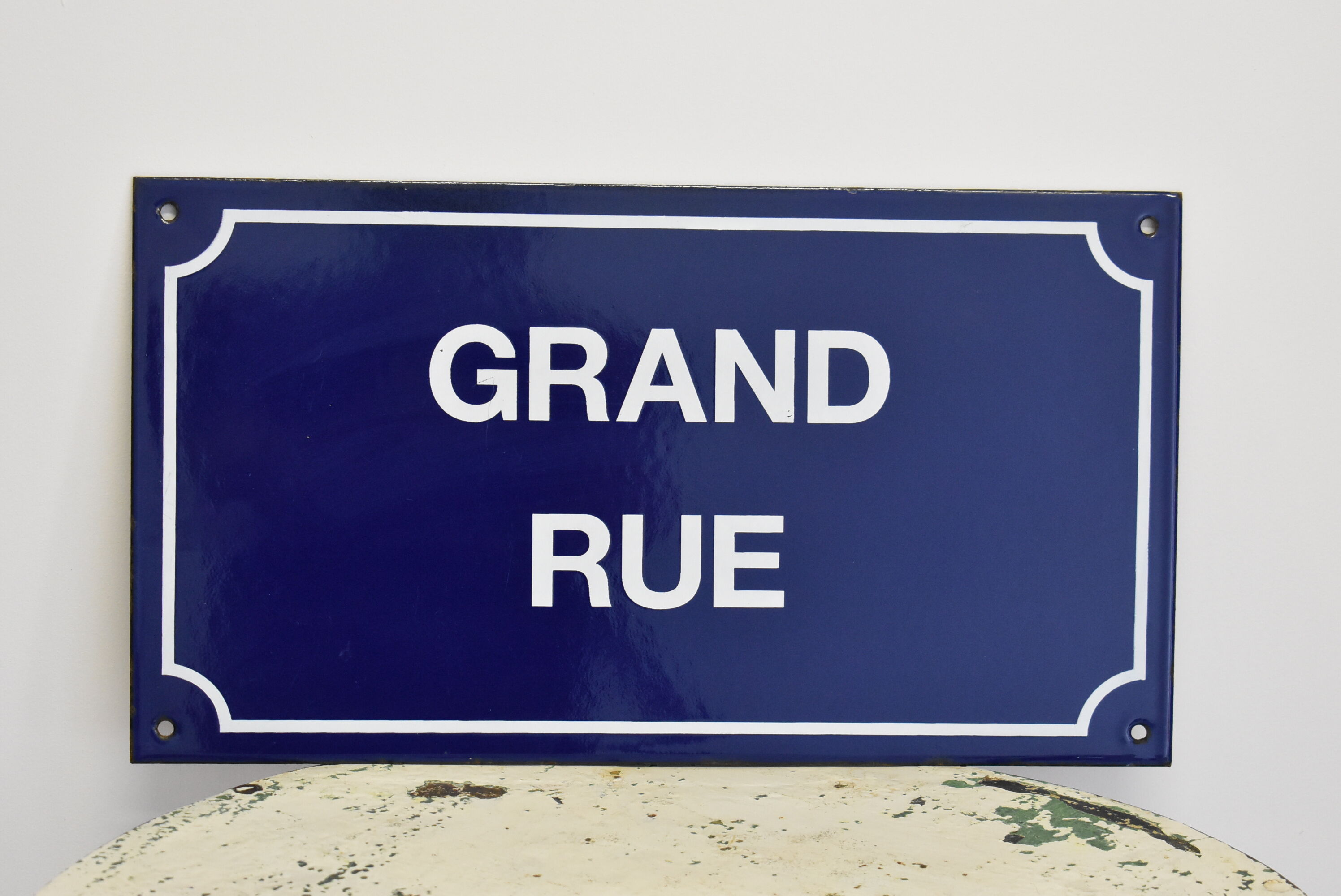 enamelled plaque "great street