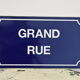 enamelled plaque "great street