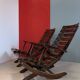 Pair of vintage Triconfort "relax" armchairs