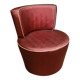 Fauteuil vintage rouge