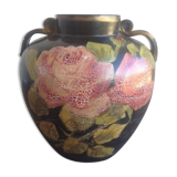 Painted terracotta ball vase by Georges Baud Gulf Juan