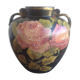 Vase boule en terre cuite peinte signé Georges Baud Golfe Juan