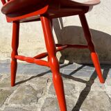 Brick red Baumann chair