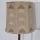 Scandinavian teak and leather floor lamp, 1960