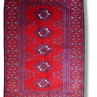 Vintage hand 60cm x 80cm 1970 made Turkmen carpet - 1C204