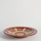 Brown & Cream White Stoneware Bowl by Andersson & Johansson, Höganäs, 1920s