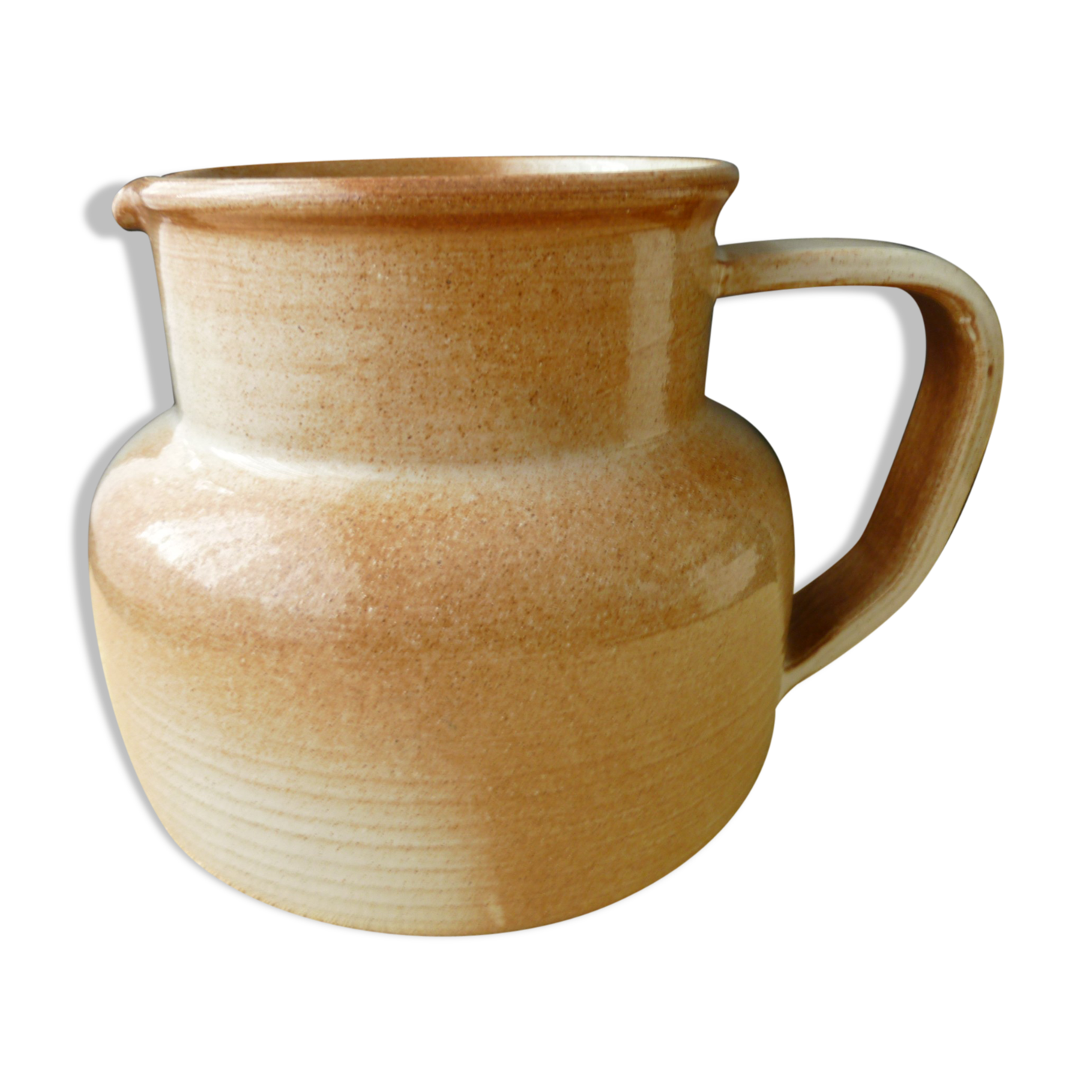 Pitcher, varnished sandstone pitcher 2 Litres