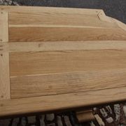 large monastery table in light oak 250 cm in length
