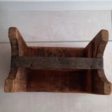 Bench in very old pine