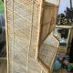 Vintage rattan bookcase