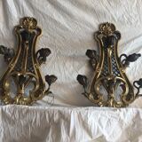 Pair regency sconces
