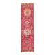 Red & Pink Hallway Vintage Runner Rug, 80x306Cm