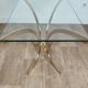 Table basse italienne en laiton