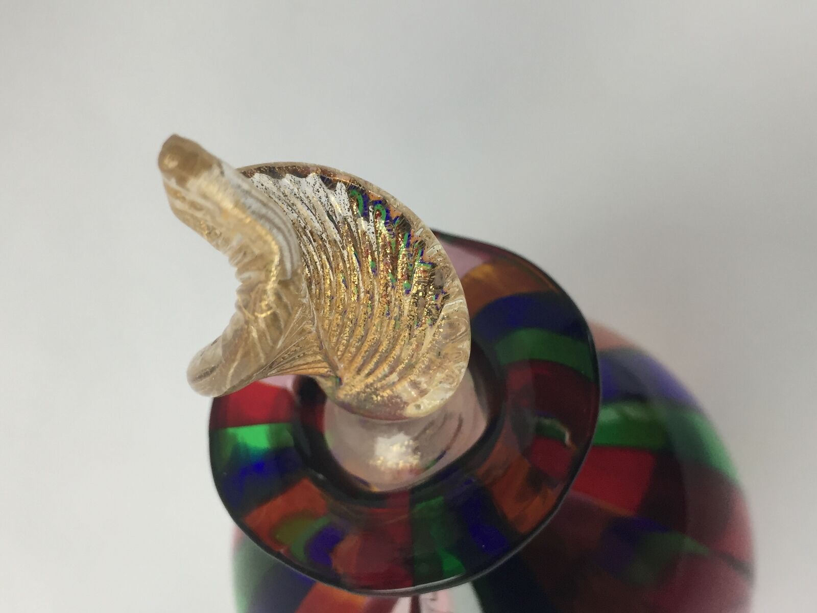 Murano Venitian multicouch coloured glass 1960