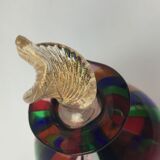 Murano Venitian multicouch coloured glass 1960