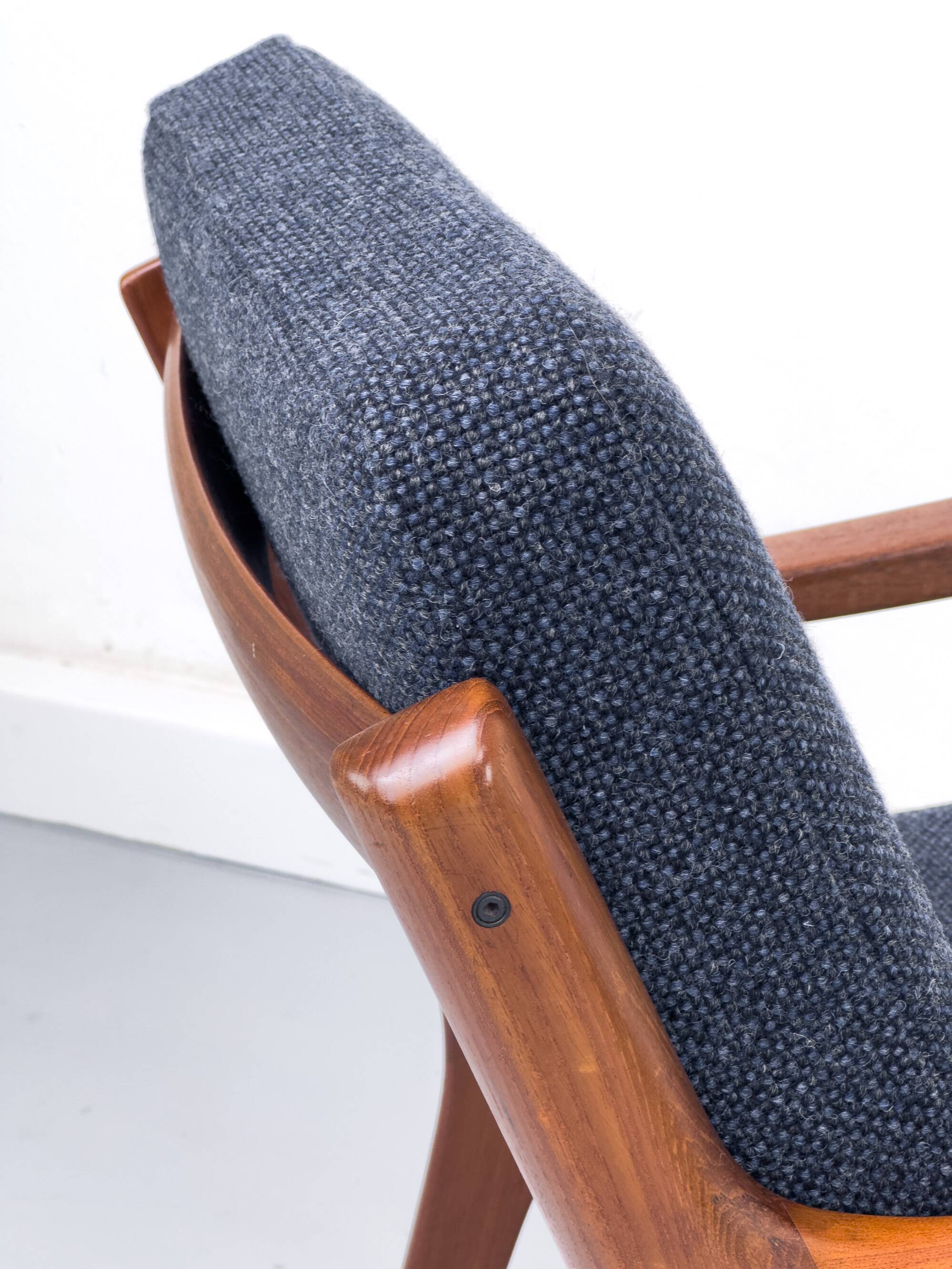 Fauteuils Senator en Teck et Laine par Ole Wanscher pour France & Søn, 1960s