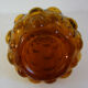Carafe bottle in brown glass bubbles Empoli 60s