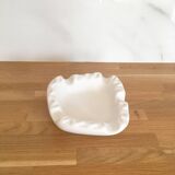 Empty matt white ceramic pocket 1950