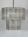 Vintage murano glass elements chandelier from 60s