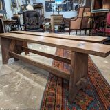 Pair of chestnut benches