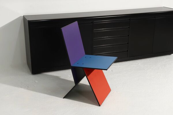 Buffet design italien post-moderne par Elco années 1980