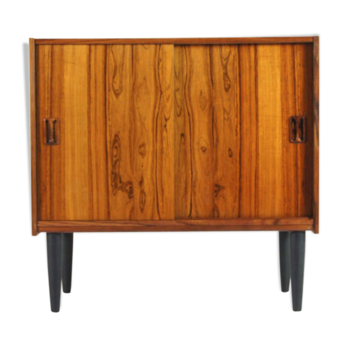 Vintage Danish retro hi-fi furniture in rosewood