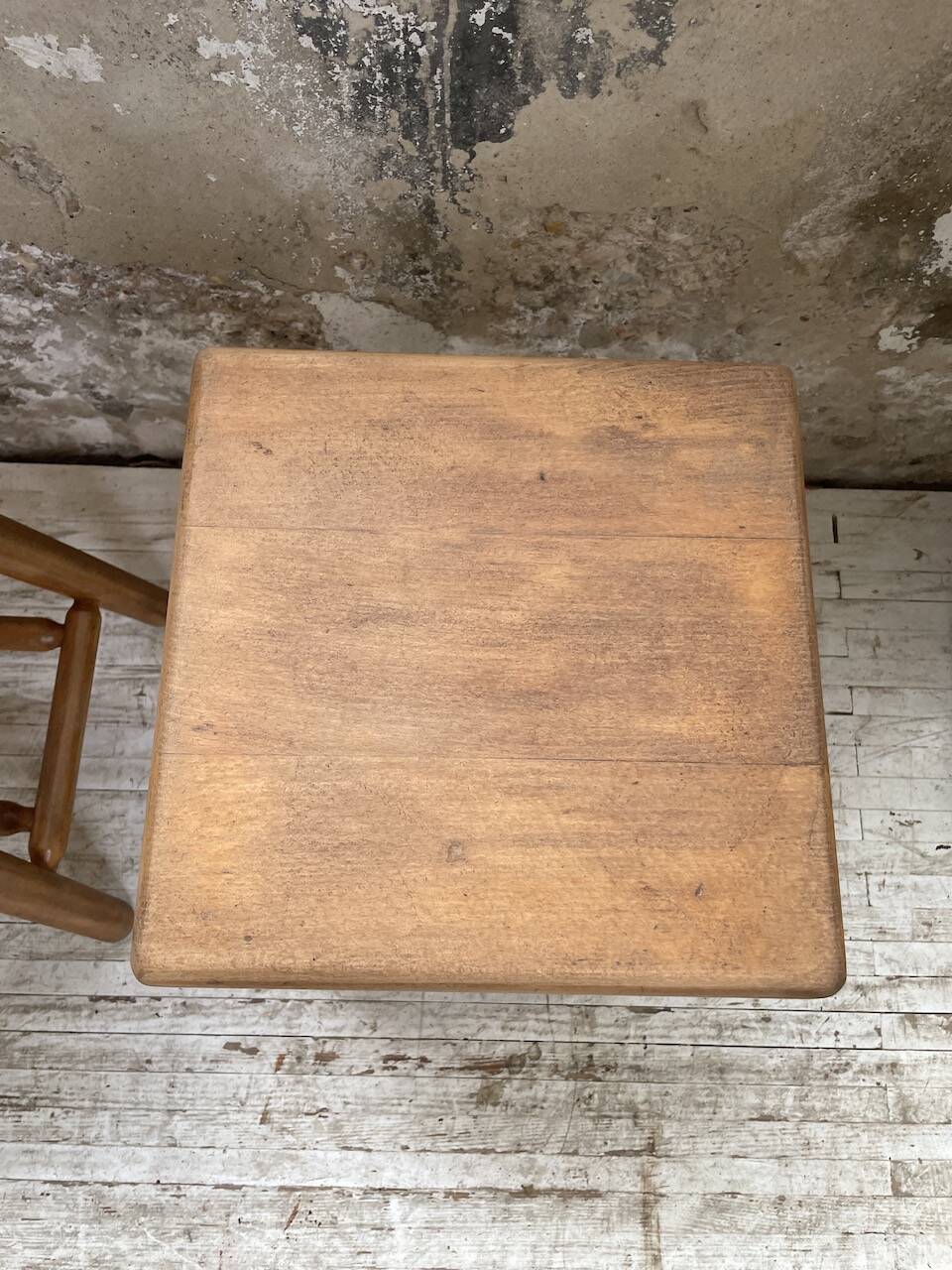 Pair of beech stools