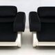 Pair of Mid-Century Modern Italian Velvet Armchairs, 1960s