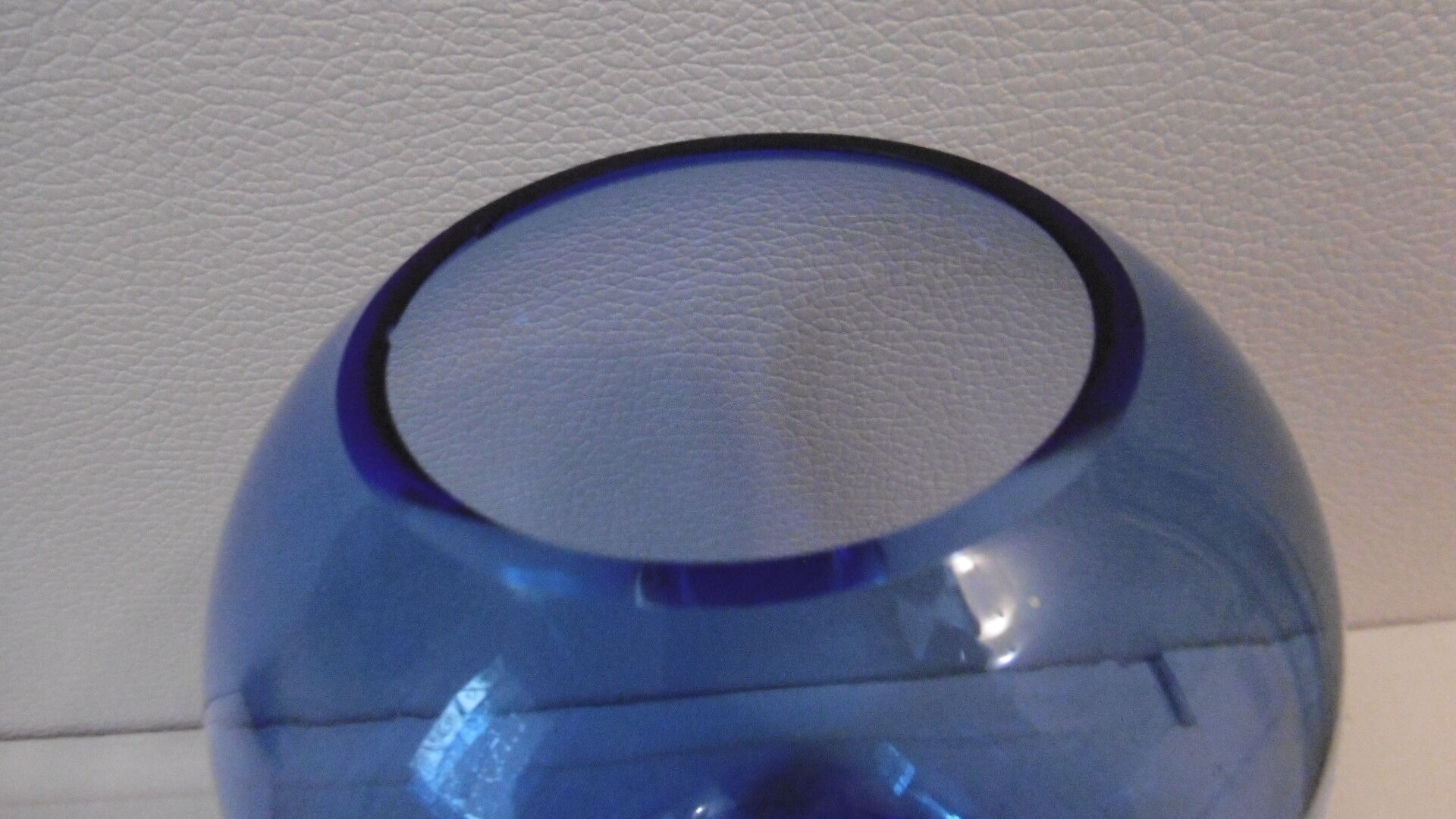 Cobalt blue glass vase