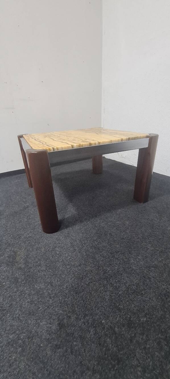 Vintage stone side table