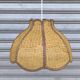 1950s rattan pendant light