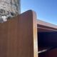 Light oak sliding door wardrobe, 1960