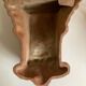 Neo classical console terracotta shelf acanthus leaves